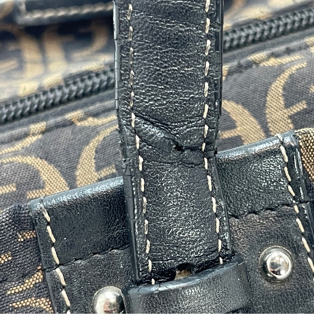 Fossil Vintage Baguette Jacquard Monogram Satchel - Picture 16 of 16